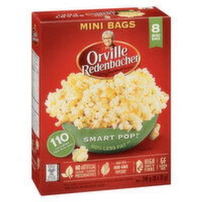 Orville Redenbacher's - Smart Pop Microwave Popcorn, Pack of 8 Mini Bags, 8 Each