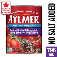 Aylmer - Dice Italian Tomatoes NSA, 796 Millilitre