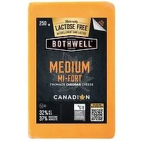 Bothwell - Lactose Free Medium Cheddar Cheese, 250 Gram