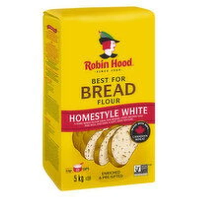 Robin Hood - Best For Bread Flour, Homestyle White, 5 Kilogram