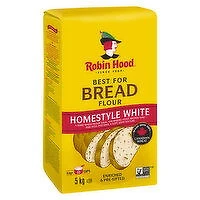 Robin Hood - Best For Bread Flour, Homestyle White, 5 Kilogram