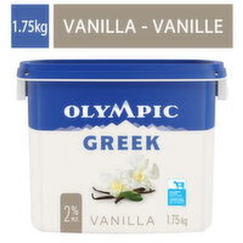 Olympic - Greek Vanilla Yogurt 2%, 1.75 Kilogram