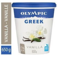 Olympic - Greek Vanilla Yogurt 2%, 650 Gram