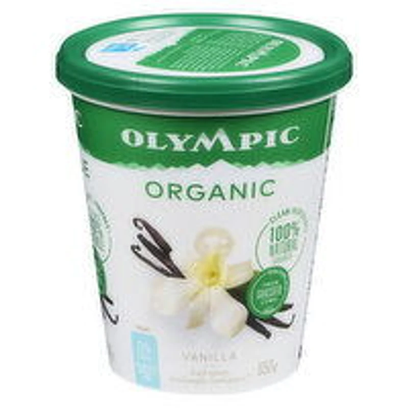 Olympic - Organic Vanilla Yogurt 0%, 650 Gram