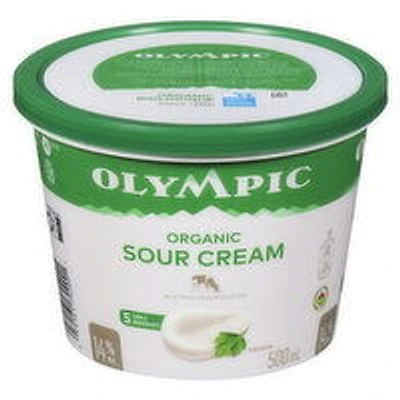 Olympic - Organic Sour Cream 14% M.F., 500 Millilitre
