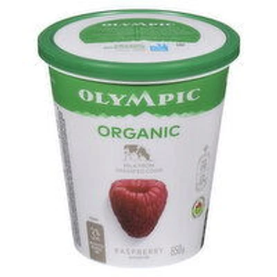 Olympic - Organic Yogurt 2.8% M.F. - Raspberry, 650 Gram
