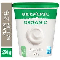 Olympic - Organic Plain Yogurt 2%, 650 Gram