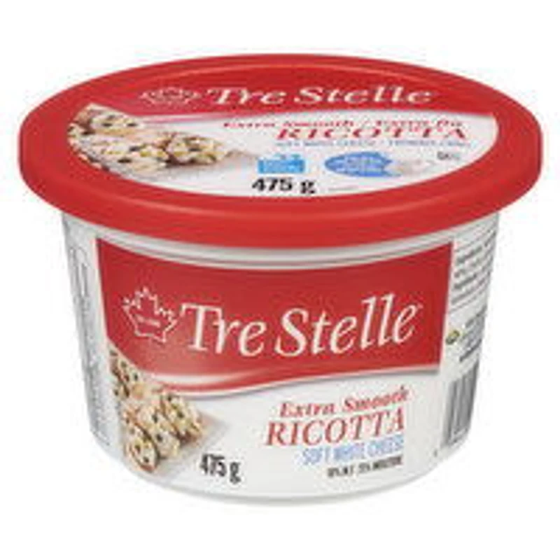 Tre Stelle - Ricotta Cheese Extra Smooth, 475 Gram