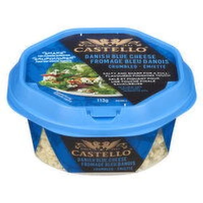 Castello - Danish Blue Cheese, Crumbled, 113 Gram