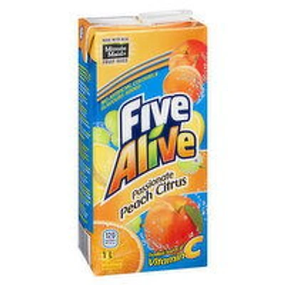 Five Alive - Passionate Peach Citrus Juice, 1 Litre