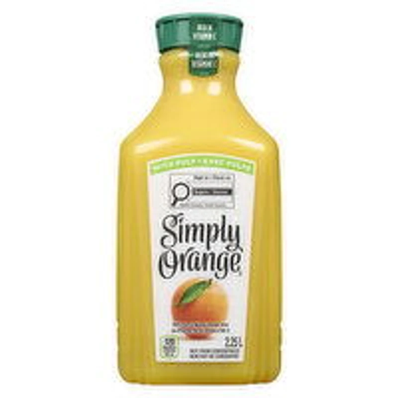 Simply - Orange With Pulp Juice, 2.25 Litre