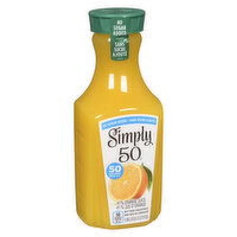 Simply - Orange Juice 50 - No Sugar Added, 1.54 Litre