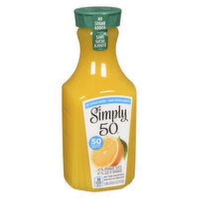 Simply - Orange Juice 50 - No Sugar Added, 1.54 Litre