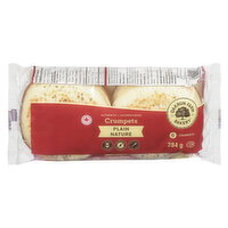 Oakrun Farm Bakery - Authentic Crumpets, Plain - 6 Pack, 284 Gram