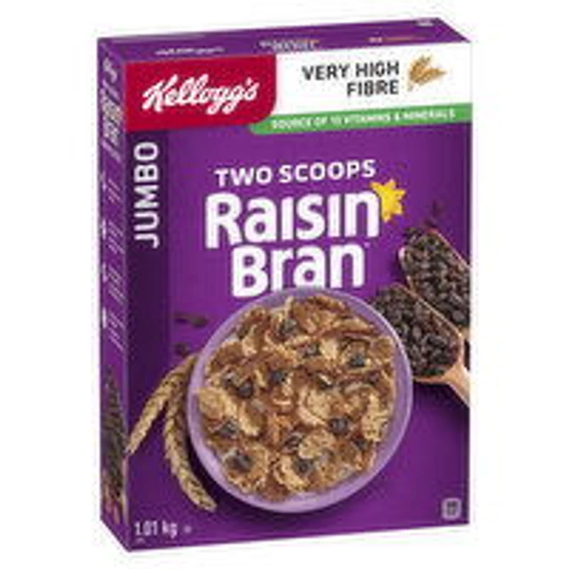 Kelloggs - Raisin Bran Jumbo, 1.01 Kilogram