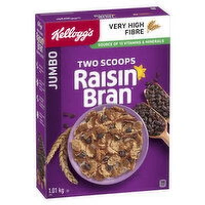 Kelloggs - Raisin Bran Jumbo, 1.01 Kilogram