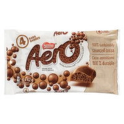 Nestle - Aero Milk Chocolate Bars, 4 Each