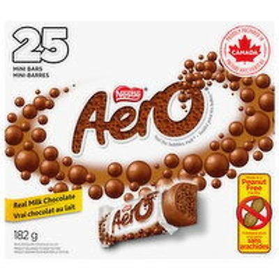 Nestle - Halloween Aero Junior Mini Chocolate Bars 25Ct, 182 Gram
