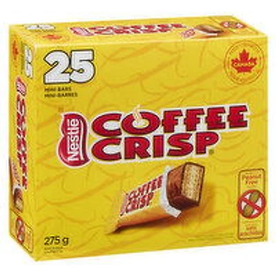 Nestle - Halloween Coffee Crisp Junior Mini Chocolate Bars 25Ct, 275 Gram