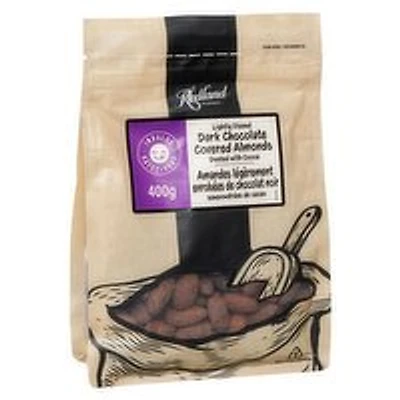 Redland Farms - Dark Chocolate Almonds, Lightly Dipped, 400 Gram
