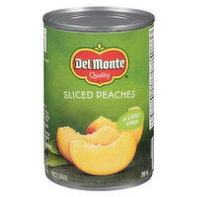 Del Monte - Peach Slices in Light Syrup, 398 Millilitre