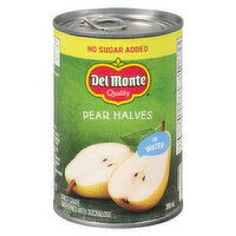 Del Monte - Del Monte NSA Pear Halves In Water, 398 Millilitre