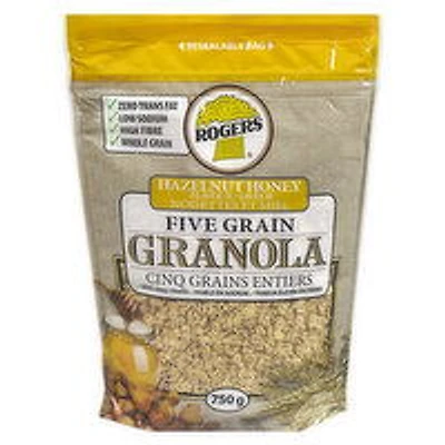 Rogers - Five Grain Granola Hazelnut Honey, 750 Gram