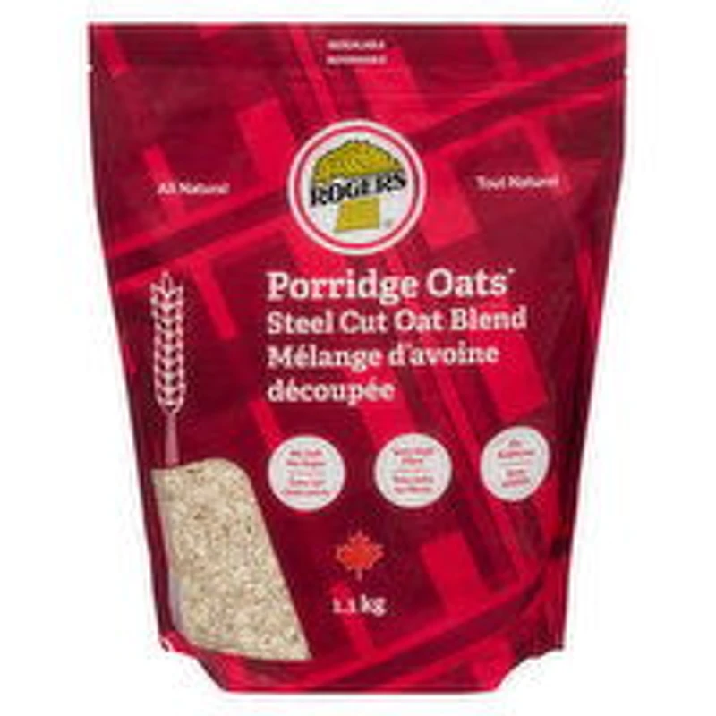 Rogers - Porridge Oats Steel Cut Oat Blend, 1.1 Kilogram