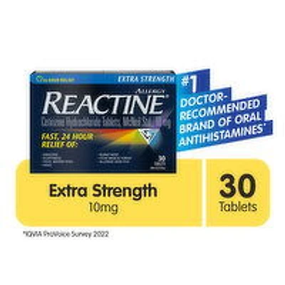 Reactine - Allergy Extra Strength Non Drowsy - 10mg, 30 Each
