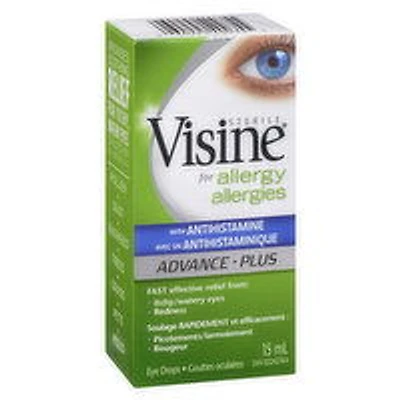 Visine - Allergy Advance Eye Drops w/ Antihitamine, 15 Millilitre