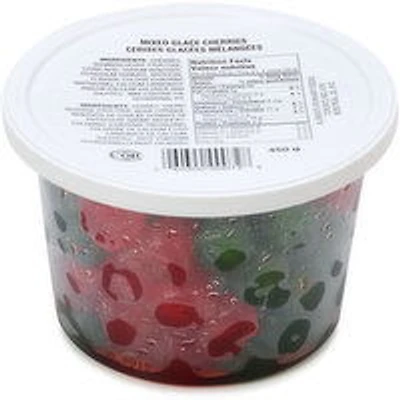 Cherries - Mixed Glace, Candied, 450 Gram
