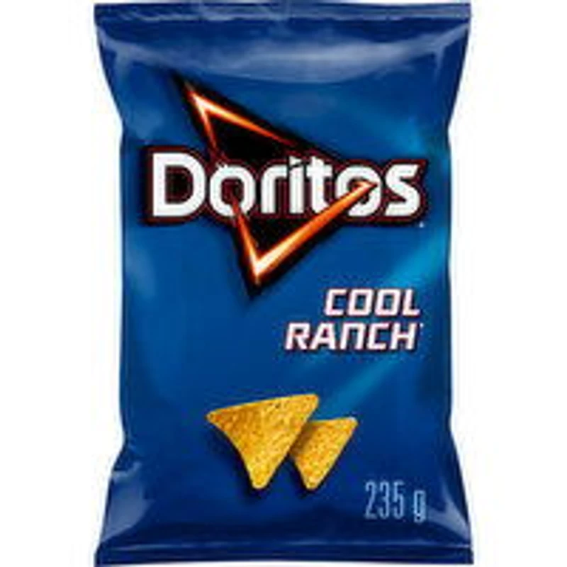 Doritos - Tortilla Chips, Cool Ranch, 235 Gram