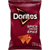 Doritos - Tortilla Chips, Spicy Nacho, 235 Gram