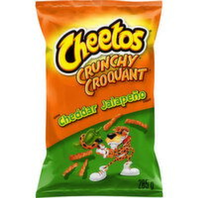 Cheetos - Crunchy Jalapeno Cheddar Snacks, 285 Gram
