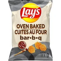 Lay's - Potato Chips, Oven Baked BBQ, 177 Gram