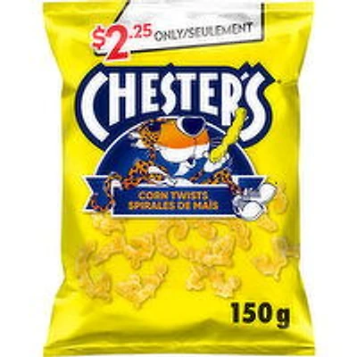 CHESTER'S - Corn Twists Snacks, 150 Gram