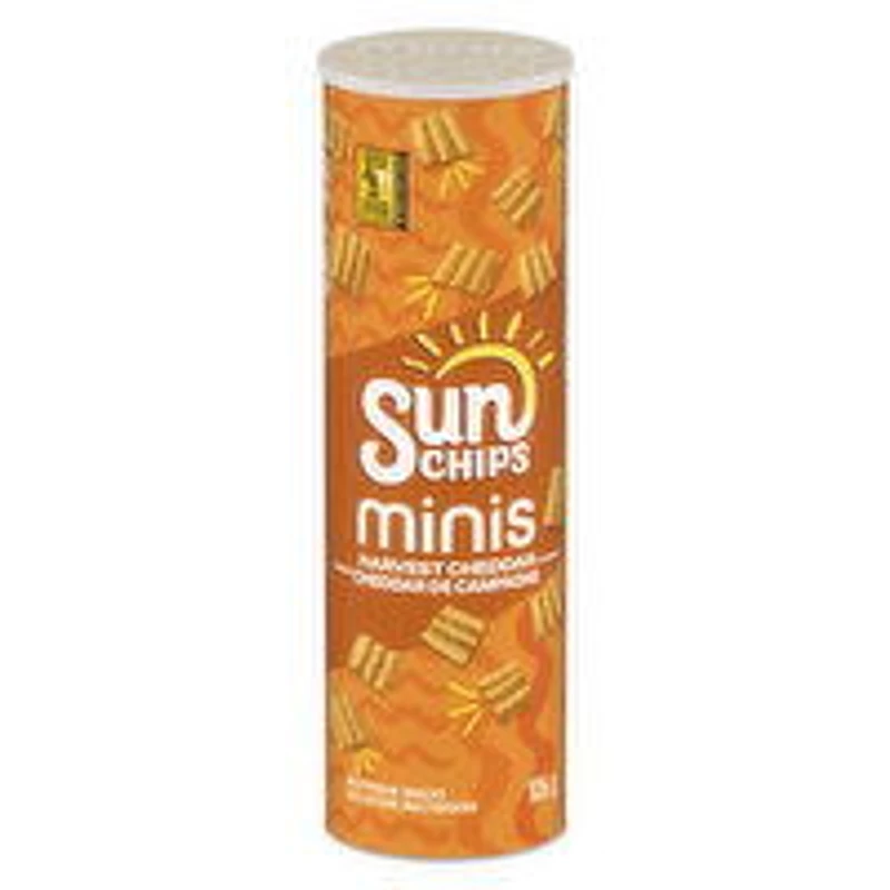 SunChips - Minis Harvest Cheddar Flavour Multigrain Snacks, 106 Gram
