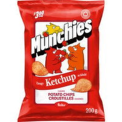 Munchies - Potato Chips, Tangy Ketchup, 200 Gram