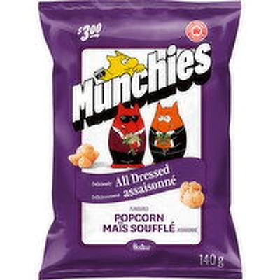 Munchies - Munchies All Dressed Popcorn, 140 Gram