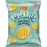 Lay's - Poppables Sea Salt Potato Snacks, 200 Gram