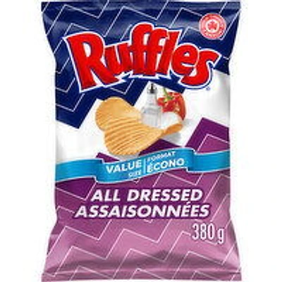 Ruffles - All Dressed Chips, 380 Gram