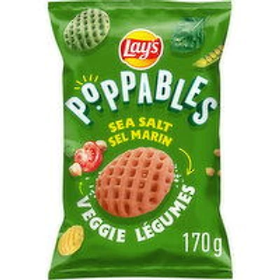 Lay's - Poppables Sea Salt Veggie Potato Snacks, 170 Gram