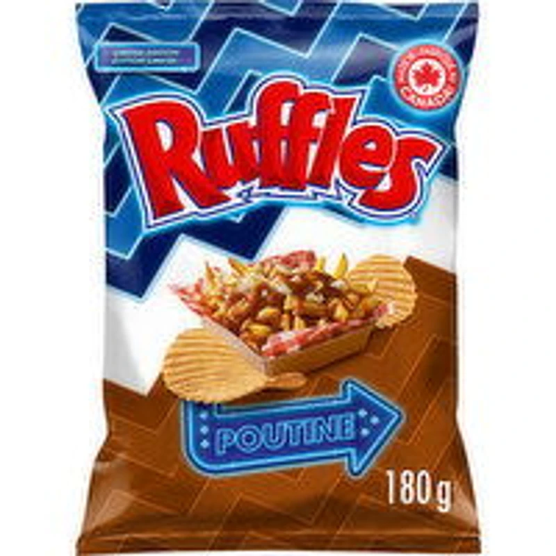 Ruffles - Poutine Potato Chips, 180 Gram
