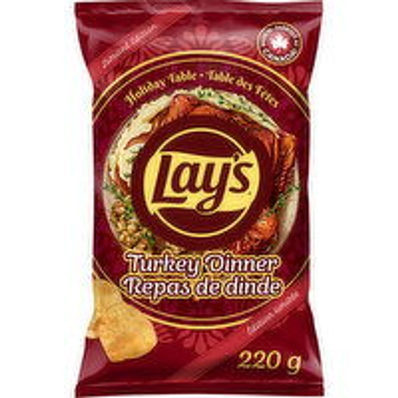 Lays - Turkey Dinner Potato Chips, 220 Gram
