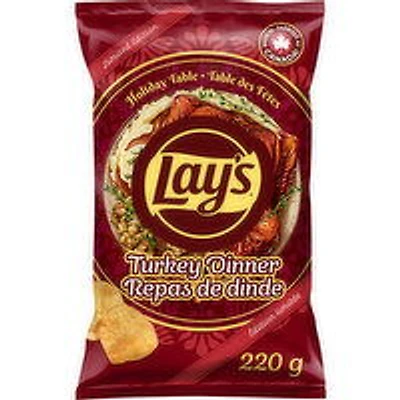 Lays - Turkey Dinner Potato Chips, 220 Gram