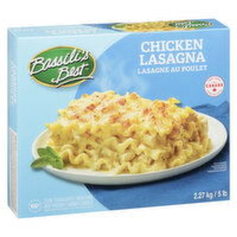 Bassili's Best - Chicken Lasagna, 2.27 Kilogram