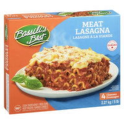 Bassili's Best - Meat Lasagna with 4 Cheeses, 2.27 Kilogram