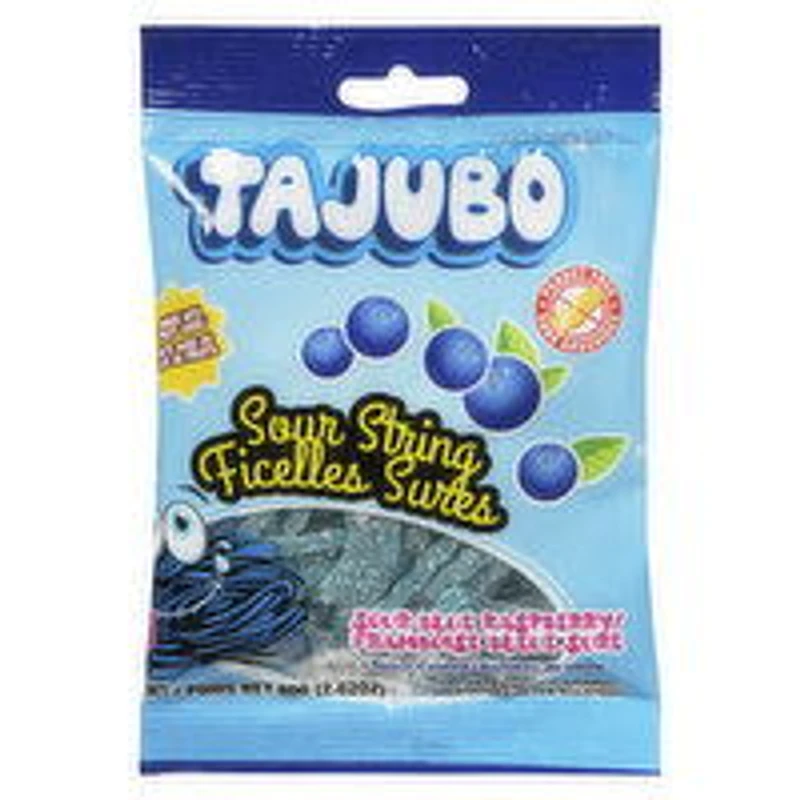 Tajubo - Sour String Blue Raspberry, 80 Gram