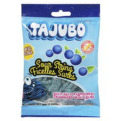 Tajubo - Sour String Blue Raspberry, 80 Gram