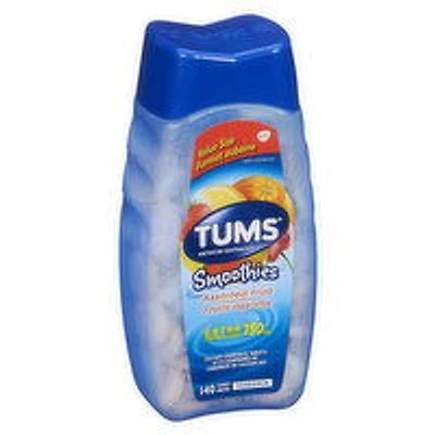 TUMS - Smoothies Extra Strength - Assorted Fruit, 140 Each